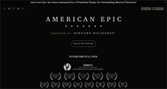 Desktop Screenshot of americanepic.com